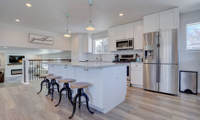 Acres Green House | Updated home with game room, large yard, 20 min to DT Denver