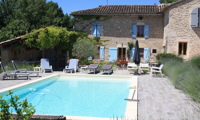 Vieux Other | Updated Stone Farmhouse, Stunning Views and Private Poolside Dining Patio