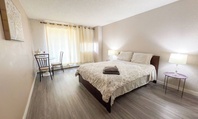 Crescent Heights Condo | Urban 1BR Condo, Skyline Views, Near Bow River