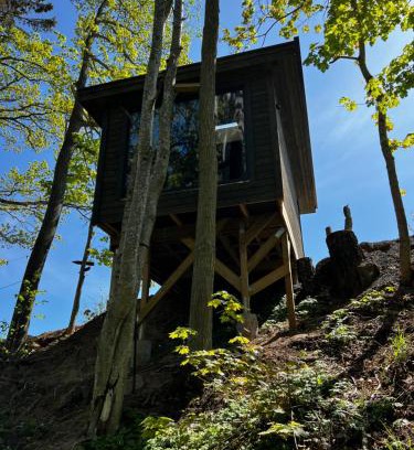 Habo Cabin | Vättervy Glamping- Ravinstuga