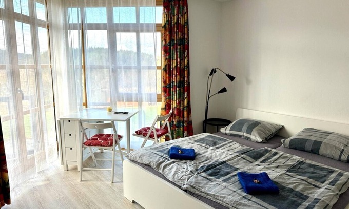 Hillstett Apartment | Vacation apartment "Heidi" with a fantastic view over the lake and forests