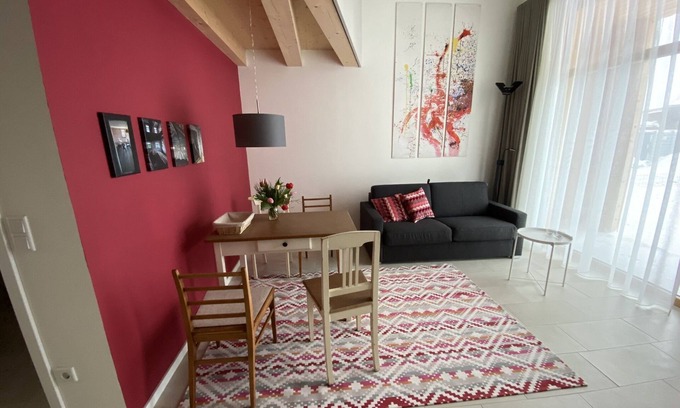 Niederleierndorf Apartment | Vacation apartment in new wooden building with open kitchen