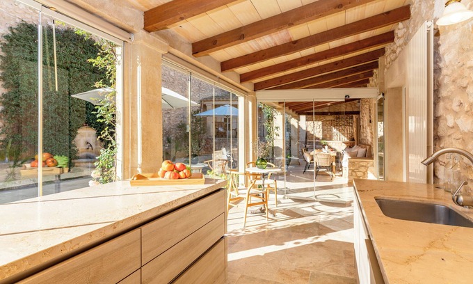 Viladellops House | Vacation Home "Casa De Piedra" with Mountain View, Private Pool and Wi-Fi