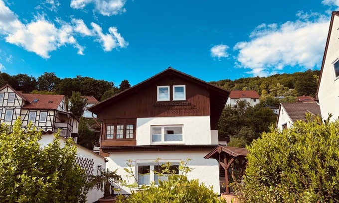 Hann. Muenden House | Vacation home Dreiflüsse with parking lot