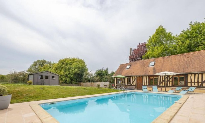 Manerbe House | Vacation home La Petite Normande in La Roque-Baignard - 6 persons, 3 bedrooms