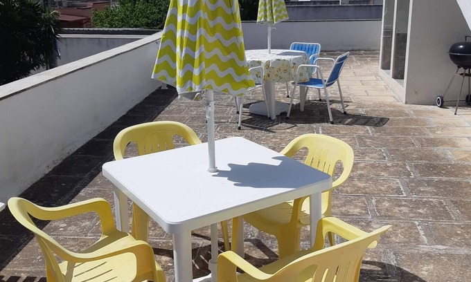 Marina di Lizzano House | Vacation Home 'Salento Alto Uno' with Sea View, Balcony & A/C