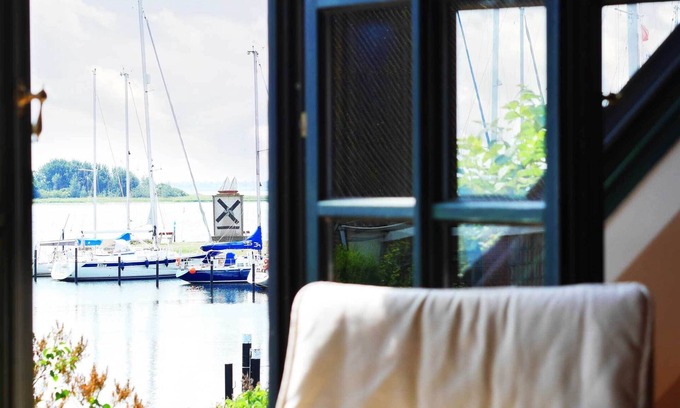 Lemkenhafen House | Vacation home with WiFi, roof terrace and fantastic sea views