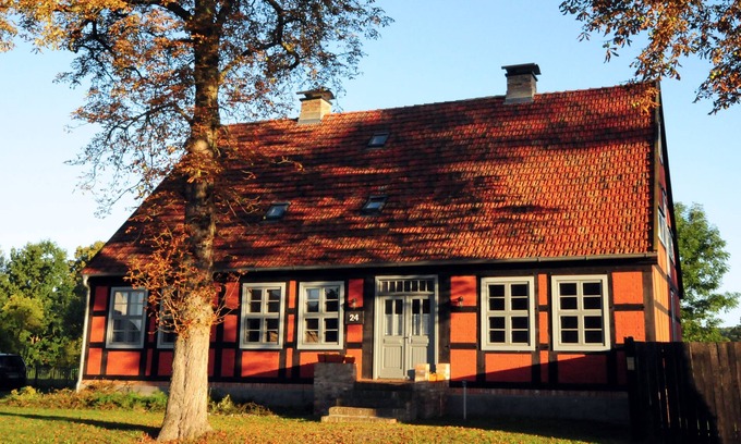 Vogelsang-Warsin Apartment | Vacation in a historic atmosphere, close to the beach with sauna and large garden