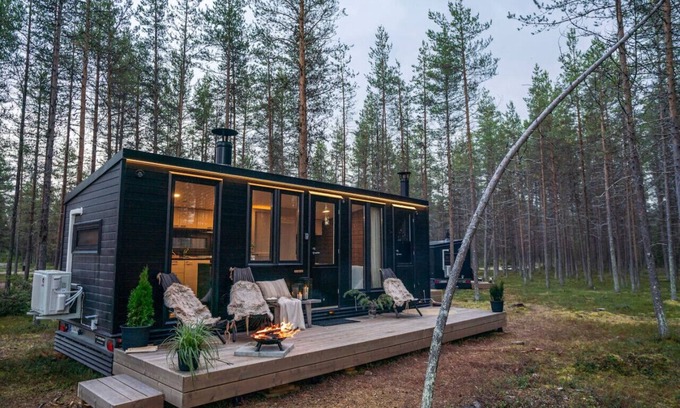 Kolari Cottage | VADELMA|Sauna|Fireplace|WiFi|BBQ|Terrace|Ski|Ylläs