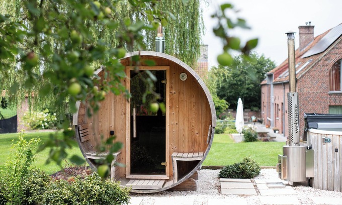 Ellezelles House | Vakantiewoning L’Eau Tendre met zwembad en wellness