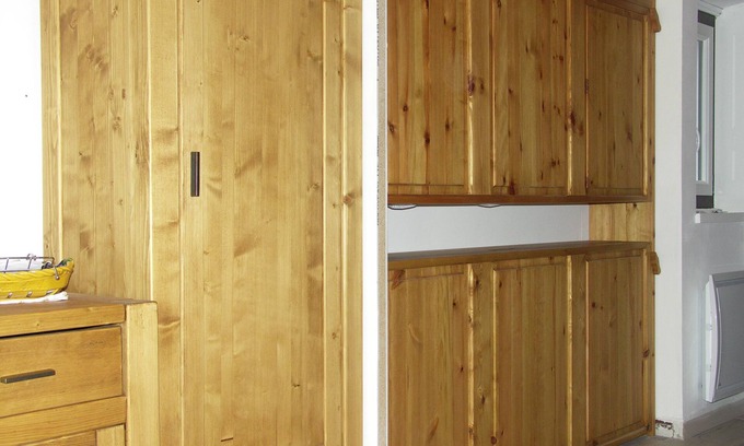 Les Claux Apartment | Vars Les Claux studio for 4 people 2 adults 2 children direct access to the slopes
