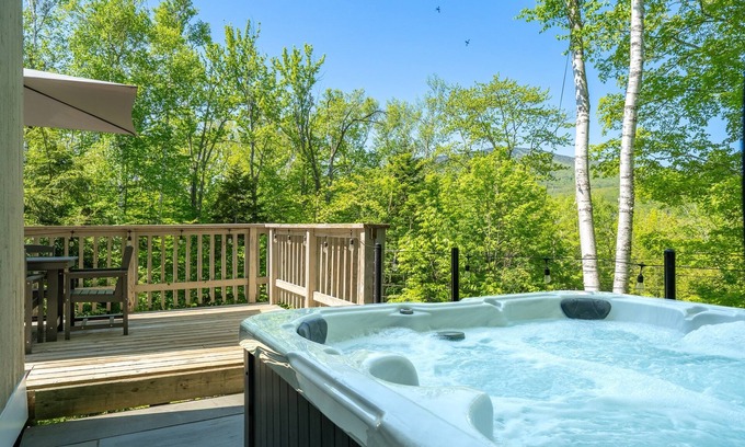 Forest Farms House | Vermont Charm: Fireplaces, Hot Tub, Epic Stratton Mountain Views