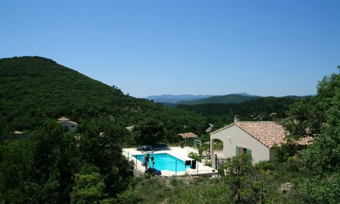 Saint-Jean-du-Pin Villa | Villa, 200m², 14/16 pers, near Anduze, swimming pool + small house T1 in addition
