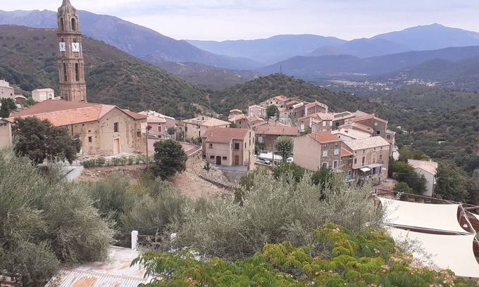 Moltifao House | Villa 4 persons l'aghia village view, quiet, 2 bedrooms, terrace