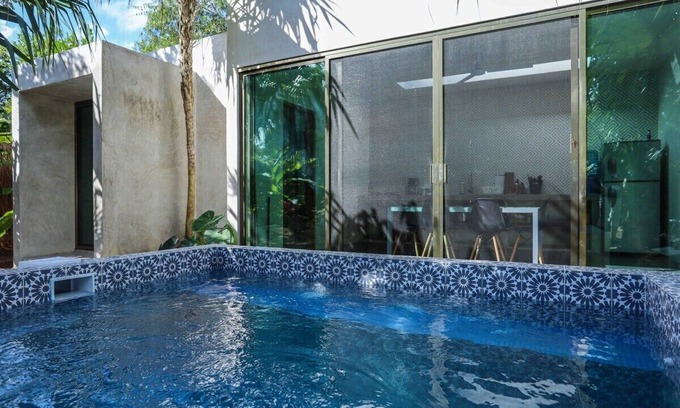 Buenavista Villa | Villa Alebrije, pool, AC near lagoon