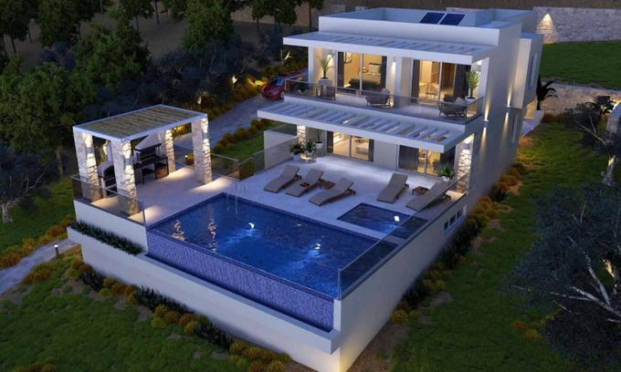 Dafnata Villa | Villa Alkyoni Paramonas