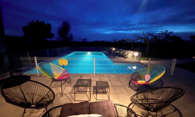 Chabeuil House | Villa at the foot of the Vercors with swimming pool, tennis court and boules pitch on 5000m2 garden
