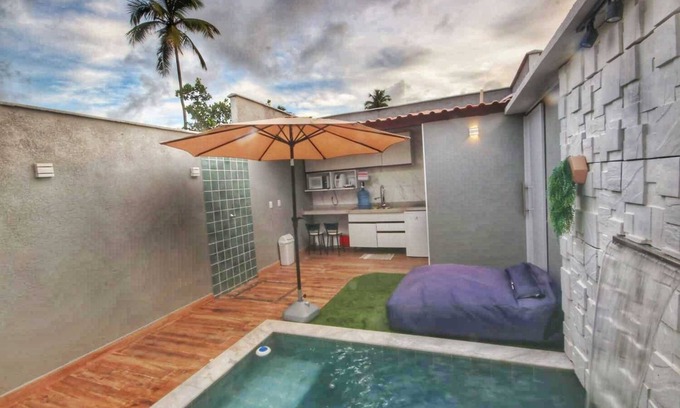 Barreira do Boqueirao House | Villa Beija-flor 1 - Casa Alexa com Piscina Privativa em Japaratinga