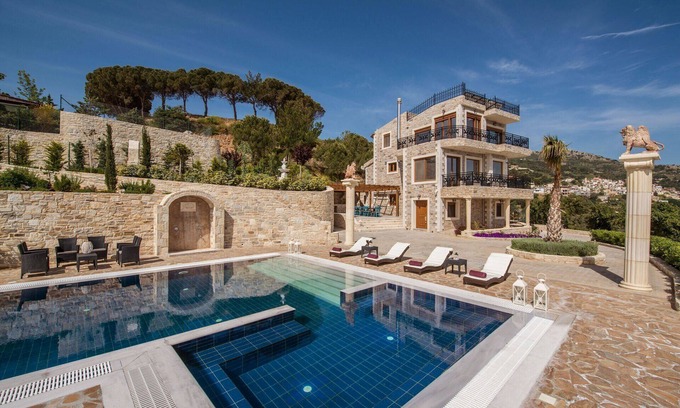Linoperamata Villa | Villa Bella Mare - Rodhiá ,Crete