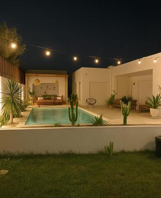 Aghir Villa | Villa Benbienn piscine iptv Billard américain wifi illimité très bon emplacement