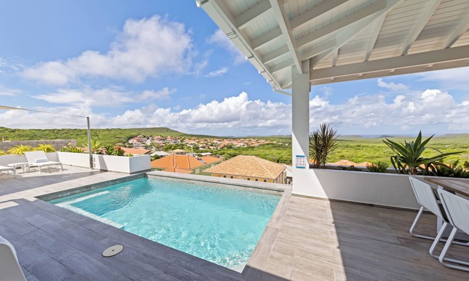 Fontein Villa | Villa Bista di Laman, stunning views over Bandabou, 3 bedrooms and private pool