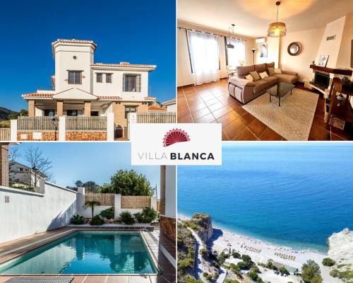 Velez de Benaudalla Villa | Villa Blanca - piscina de sal, playa 15mn, sierra