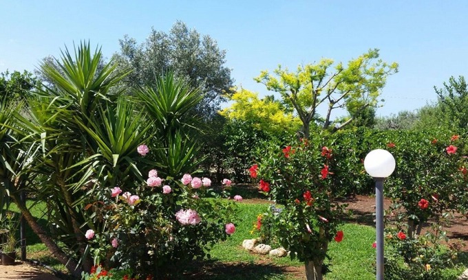 Floridia Villa | Villa Cristina with garden and lots of greenery.
