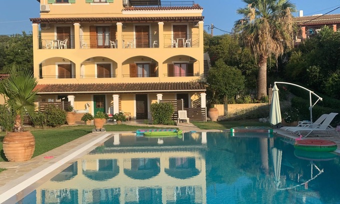 Acharavi Villa | Villa Eleni Corfu: Seaview, Pool, Sleeps 10-20, Near Beach & Village! ππ‘