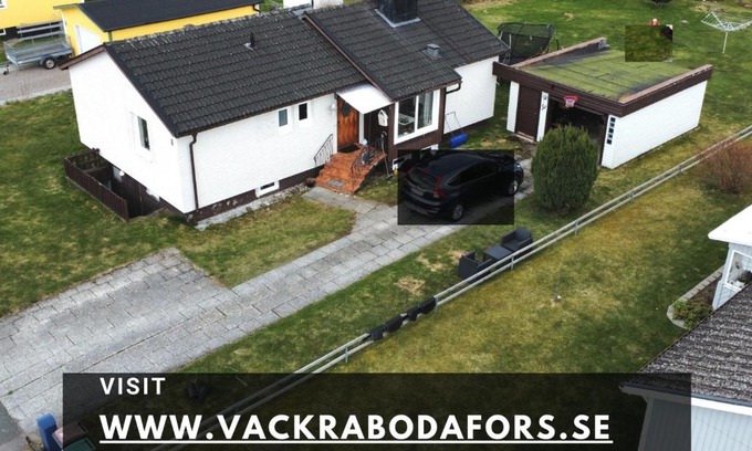 Bodafors Villa | villa for families with children, large garden, near the forest, hunting, bathing areas
