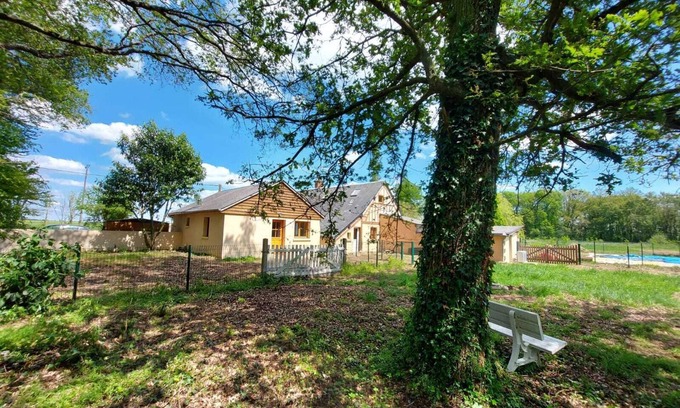 Chatillon-en-Dunois House | Villa 2 x 15p = 30p with pool and spa 1h30 from Paris