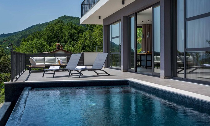 Opatija Villa | Villa Grand Vision - modern luxury villa with a private pool, sea views and 5 bedrooms