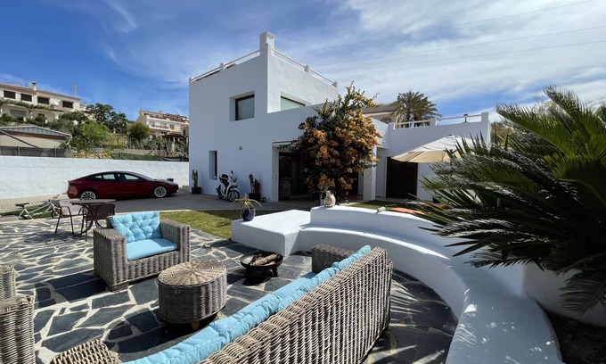 Torre de Benagalbon Villa | Villa Ibiza Style, Torre de Benagalbon, Beach