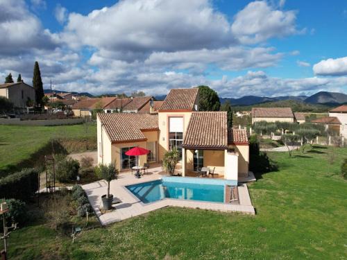 Prades-sur-Vernazobre House | Villa in France with Private Pool & Garden