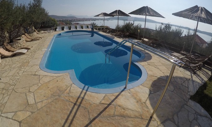 Seget Donji Apartment | Villa Julio's first floor two bedroom apartment no. one-with terrace towards sea