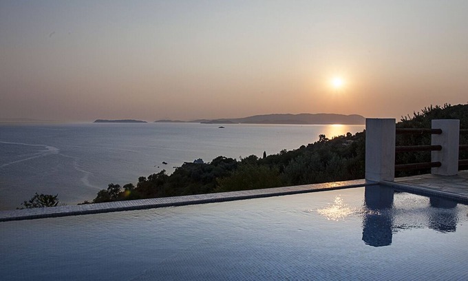 Elios Villa | Villa Kalyves Armenopetra - Beautiful Pool - Amazing Sea Views -Walk to Beaches