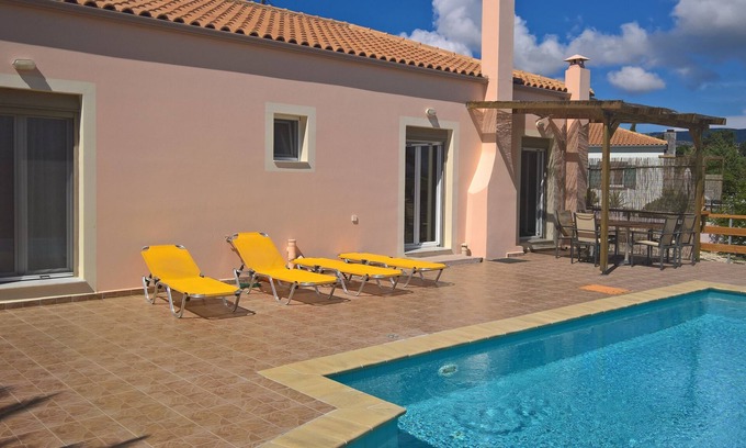 Mantzavinata Villa | Villa Karavaki - 3 bedroom family villa close to Xi beach and Lixouri town