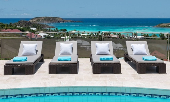 Grand Cul-de-Sac Villa | Villa La Rose des Vents | Ocean View - Located in Tropical Grand Cul de Sac with Private Pool
