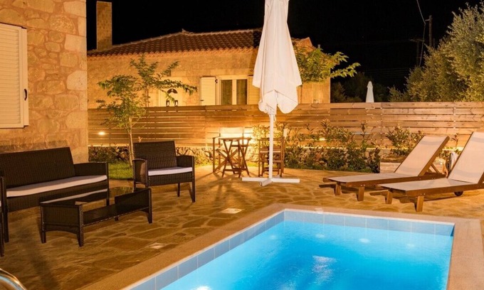 Lefktro Cottage | Villa Maria. One bedroom cottage with private pool
