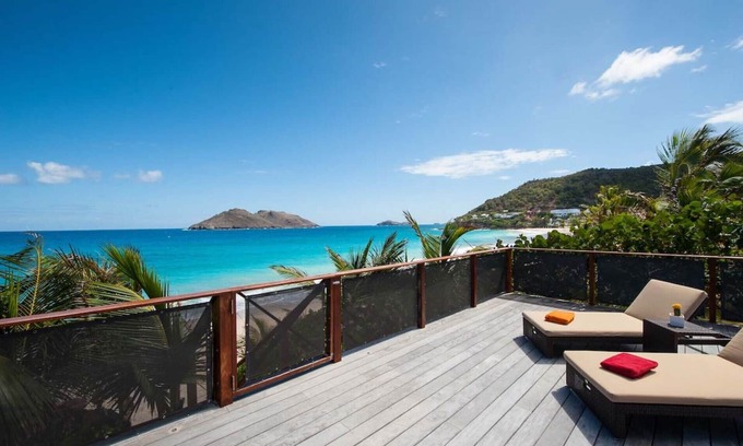 Anse des Flamands Villa | Villa Micela - Two Bedroom Beachfront Villa With Pool - St Barts Flamands Beach
