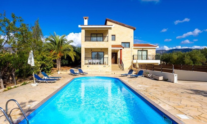 Pegeia Villa | Villa Morpho - Four Bedroom Villa, Sleeps 8