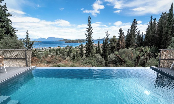Nidri Villa | Villa 'Nidri Hills' with Sea View, Wi-Fi and Air Conditioning