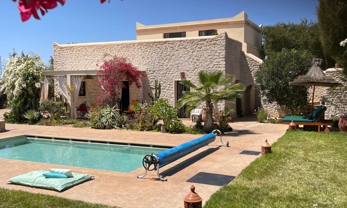 Ghazoua Villa | Villa not overlooked - Heated pool - Hammam - Wifi