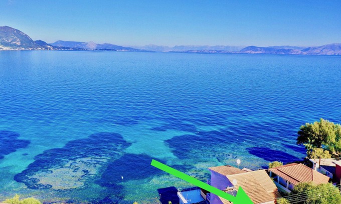 Agia Pelagia Chlomou Apartment | Villa Ourania - Studio 4 garden view