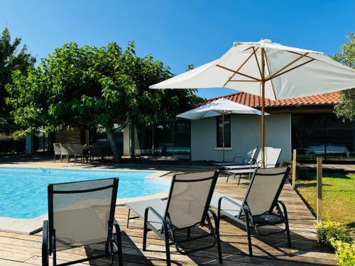 Bias Villa | Villa piscine à 5 min de l'océan