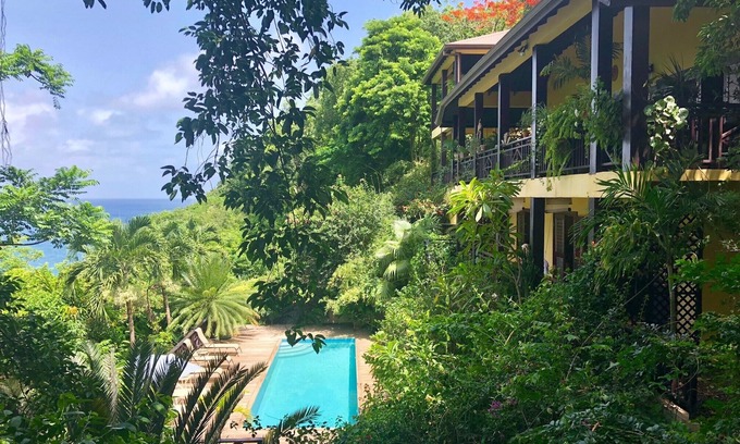 Marigot Bay Villa | VILLA POMME D'AMOUR MARIGOT BAY Lower level 2 bedroom apartment