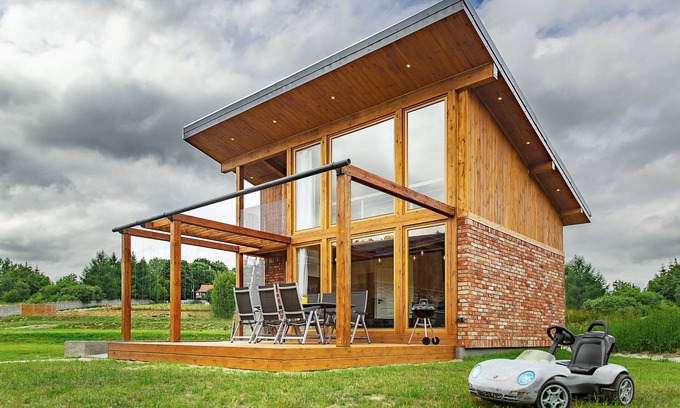 gmina Polanow House | Villa Prestige Black Incl. Sauna + Hot Tube