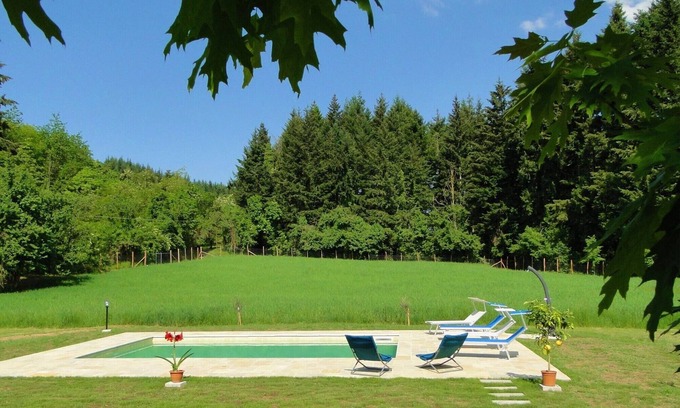 Camporgiano Villa | Villa, private pool, country & mountain views. Walk village