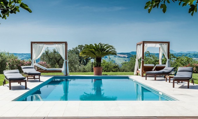 Colli al Metauro Villa | Villa Roberta with pool and park, surrounded by countryside, just 20 minutes from the beach of Fano