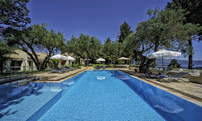 Vassilatika Villa | Villa Skyline Luxury Sea View Villa with heated pool
