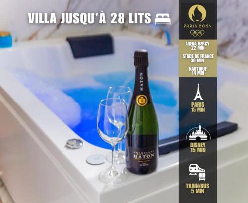Emerainville Villa | Villa spacieuse proche Disney & Stade de France